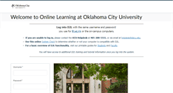 Desktop Screenshot of ocuonline.okcu.edu